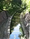 Canal de la Marne au Rhin, entrée du Souterrain de Niderviller.