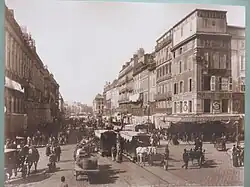 La Canebière et le Vieux-Port de Marseille dans les années 1890