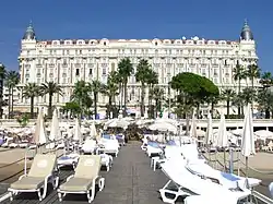 Hôtel Carlton, 58 boulevard de la Croisette.