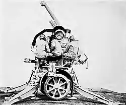 Canon de 75 mm antiaérien modèle 1917.