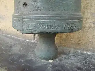 Canon lourd Gribeauval de 8 livres.