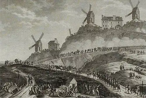 Canons de Paris portés à Montmartre (1789)Jean-Louis Prieur, musée de la Révolution française, Vizille, France.