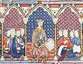 Miniature des Cantigas De Sainte María Employée en la Couverture de Les Cantigas de Sainte María Du Roi Alfonso X Le Savant (S. XII - XIII).