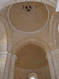 La coupole et le cul-de-four de l'abside.