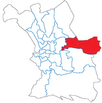 Localisation du Canton de Marseille-Les Trois Lucs