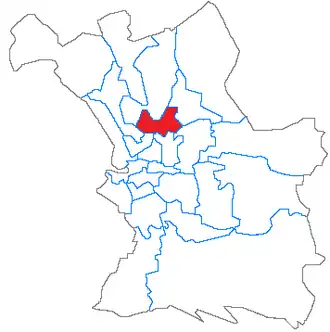 Localisation du Canton de Marseille-Saint-Just