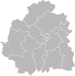 La carte des cantons de l'Indre.