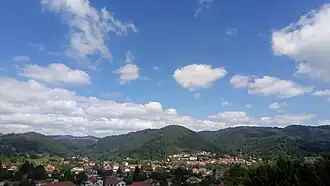 Vue de Capala et de Vorey depuis le Barret.