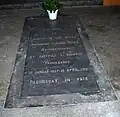 Tombe de Mgr. Soulé