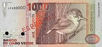 Description de l'image Cape Verde - 1992 1000CVE note - front.jpg.