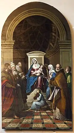 La Vierge, l'Enfant Jésus, et autres saints, 1512, église San Zaccaria, Venise.