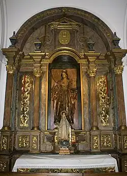 Retable de Santa Bárbara.