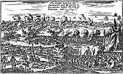 Les pirates d'Henry Morgan attaquent Panama Viejo