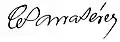 Signature de Caracciolo Parra-Pérez