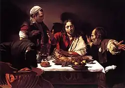 Le Caravage - Le Souper à Emmaüs (1601)