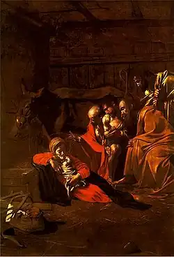 L'Adoration des bergers, Messine (1609).