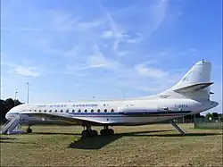 Vue extérieure de la Caravelle F-BVPZ.