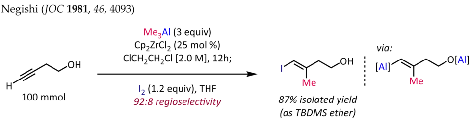 Exemple de carboalumination.