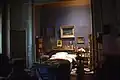 Chambre de Joë Bousquet conservée en l'état.