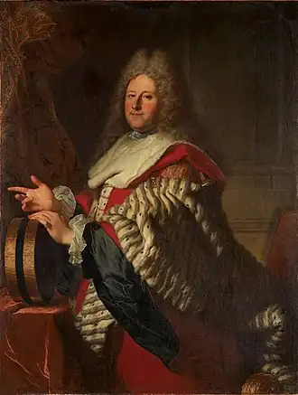 Portrait de Cardin Le Bret comte de Selles (1675-1734).