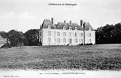 Le château de la Guichardaye [Guichardais] au début du XXe&nbsp;siècle (carte postale).