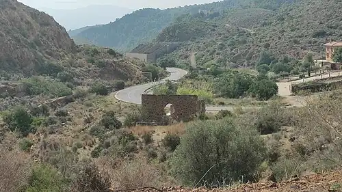Station de chargement de la mine Mulata, et en arrière-plan celle de Tres Amigos