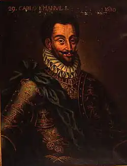 Charles-Emmanuel Ier de Savoie.