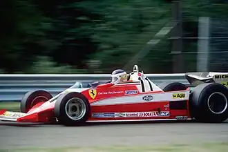 Carlos Reutemann sur la 312 T3 lors du Grand Prix des États-Unis Est 1978