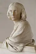 Charlotte de Belgique, impératrice du Mexique, buste. Castel Nuovo, Naples