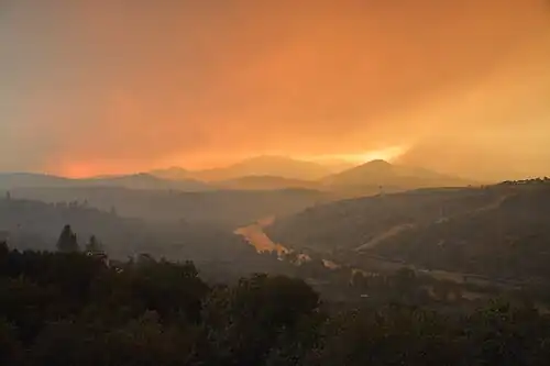 Le Carr Fire le 28 juillet 2018.
