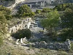 Carrière de pierres d'Aubune.