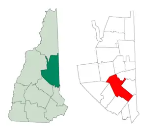 Localisation de Ossipee