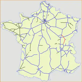Carte de la route.