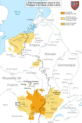 La Bourgogne de Philippe le Hardi.
