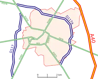 Carte de la route.