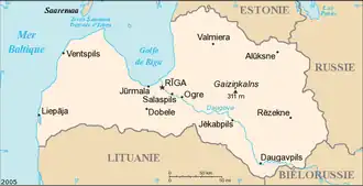 Description de l'image Carte de Lettonie.png.