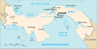 Description de l'image Carte de Panamá.png.