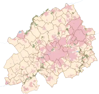 Voir sur la carte topographique de Métropole européenne de Lille