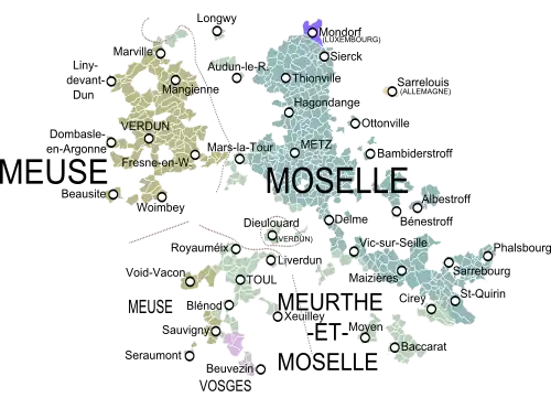Province des Trois-Évêchés au XVIIIe&nbsp;siècle