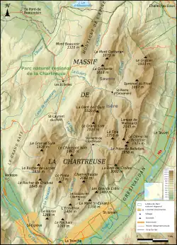 Carte topographique.