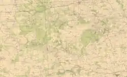 Carte du camp de Coëtquidan en 1926 (Service géographique de l'armée).