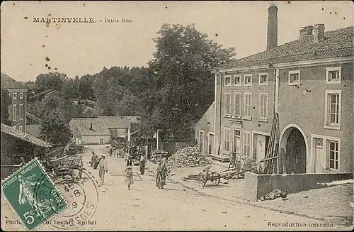 La Petite Rue(carte postale Paul Testart).