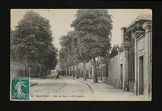 Rue de Paris et villa Galandre.