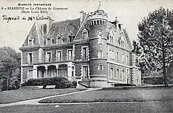 Carte postale du 1er château Grammont.