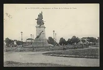 Place de la Défense de Paris.
