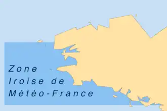 Zone « Iroise »de Météo-France