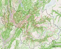 Carte des communes de la Savoie