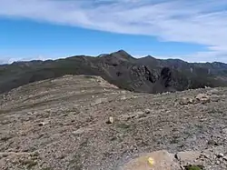 Nature calcaire du sommet du massif (Alt de Montaup).