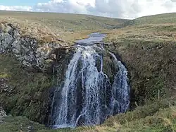 Cascade du Trapet sur le ruisseau de Malramont.
