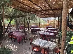 Terrasse de restaurant